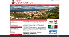 Desktop Screenshot of comune.calangianus.ot.it