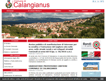 Tablet Screenshot of comune.calangianus.ot.it